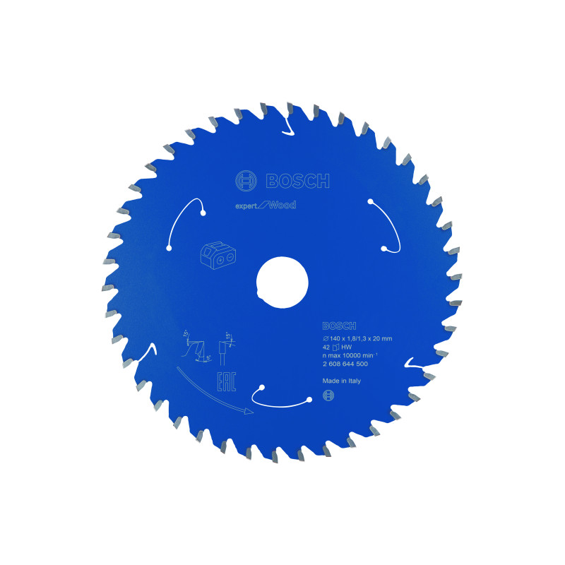 Lame scie circulaire Sans-fil EXPERT Bois 140 x20 x1,8 mm 42D
