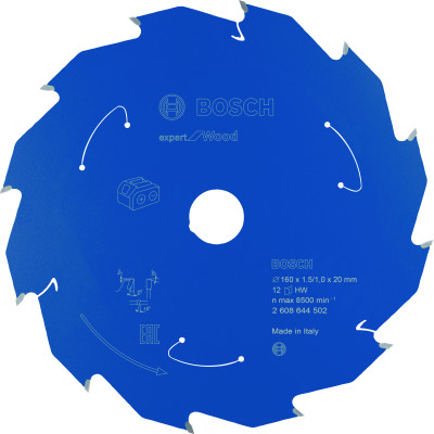Lame scie circulaire Sans-fil EXPERT Bois 160 x20 x1,45 mm 12D