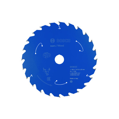 Lame scie circulaire Sans-fil EXPERT Bois 165 x20 x1,45 mm 24D