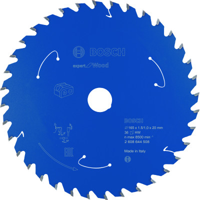 Lame scie circulaire Sans-fil EXPERT Bois 165 x20 x1,45 mm 36D