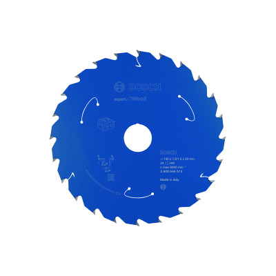Lame scie circulaire Sans-fil EXPERT Bois 190 x30 x1,45 mm 24D
