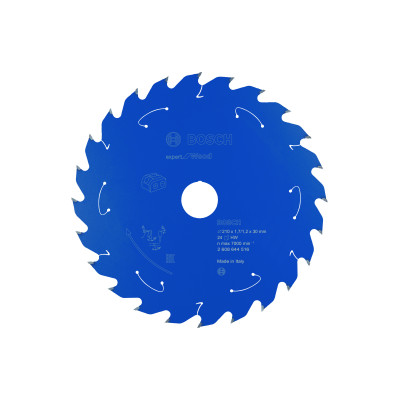 Lame scie circulaire Sans-fil EXPERT Bois 210 x30 x1,7 mm 24D