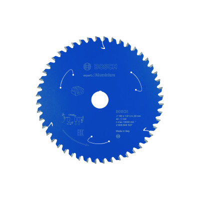 Lame scie circulaire Sans-fil EXPERT Aluminium 150 x20 x1,8 mm 48D
