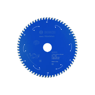 Lame scie circulaire Sans-fil EXPERT Aluminium 210 x30 x2 mm 66D