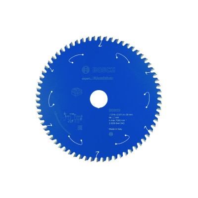 Lame scie circulaire Sans-fil EXPERT Aluminium 216 x30 x2 mm 66D