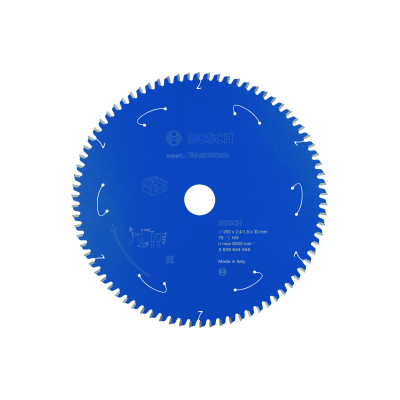 Lame scie circulaire Sans-fil EXPERT Aluminium 250 x30 x2,4 mm 78D
