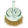 Brosse Boisseau Ondule Laiton 50 Mm 6 Mm