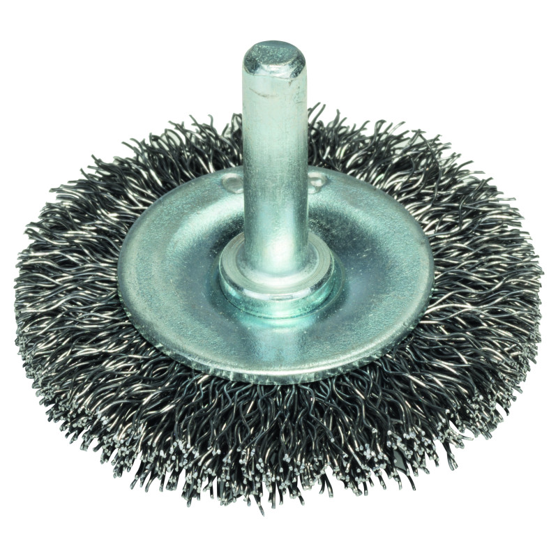 BROSSE CIRC FILS ONDULES 50 mm 6 mm