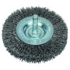 BROSSE CIRC FILS ONDULES 75 mm 6 mm