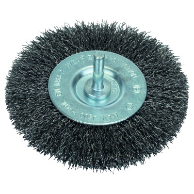BROSSE CIRC FILS ONDULES 100 mm 6 mm