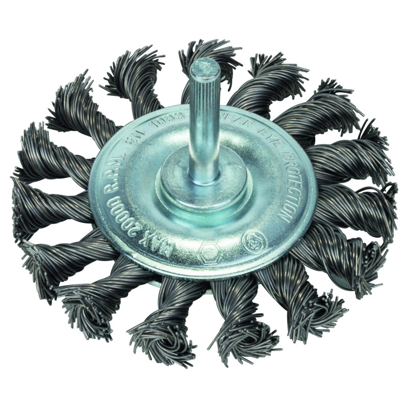 BROSSE CIRC FILS TORSADES 75 mm 6 mm