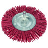 BROSSE CIRC FILS NYLON 100 mm 6 mm grain 80