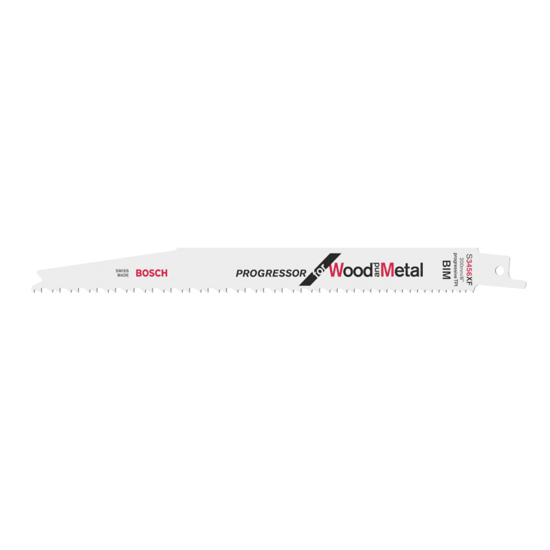 100 Lames scie sabre BIM Progressor Bois & Métal 200 mm S3456XF