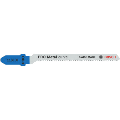 2 Lames scie sauteuse PRO BIM Flexible Métal 83 mm Pas: 1,5 mm T118EOF x2