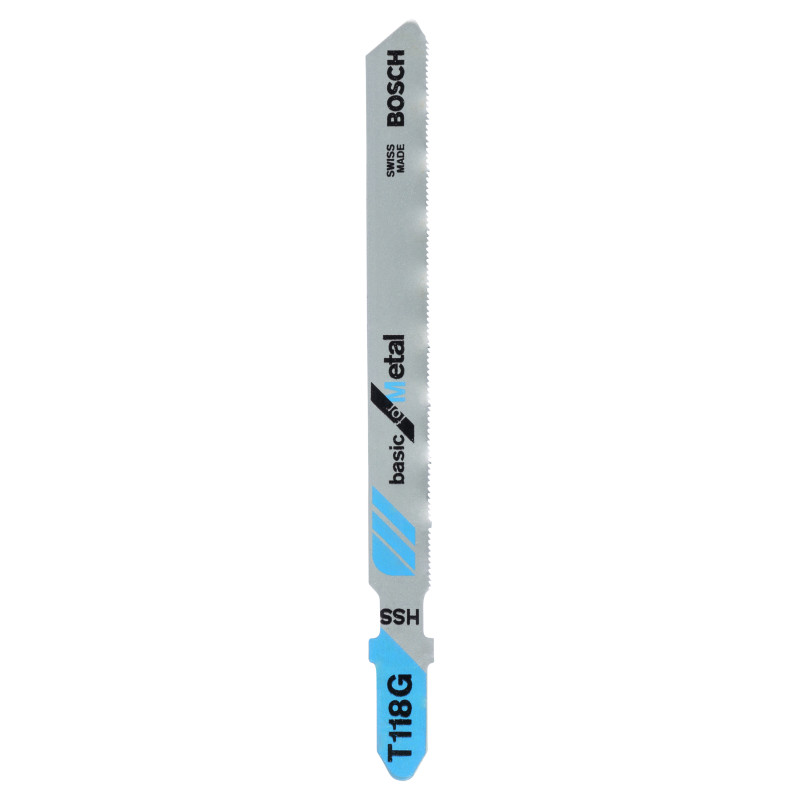 2 Lames scie sauteuse HSS Métal 92 mm Pas: 0,7 mm T118 G