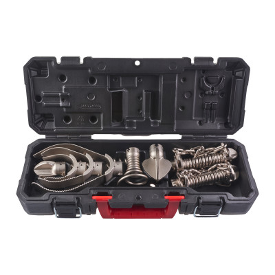 Coffret De Têtes Pour Câbles De Déboucheurs 16 & 20 mm -Milwaukee Systeme Attach