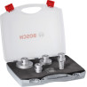 Coffret 5 trépans diamant PRO Ceramic a sec, 68 x33 51 x33 35 x33 25 x33 20 x33 mm