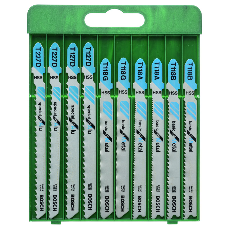 Coffret 10 Lames scie sauteuse Emm. en T Métal x10