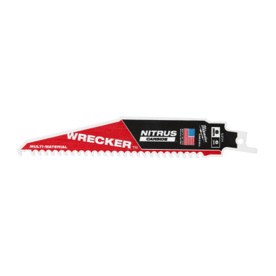 Lame Scie Sabre Wrecker Nitrus 150X6(X5)-Milwaukee Consommable