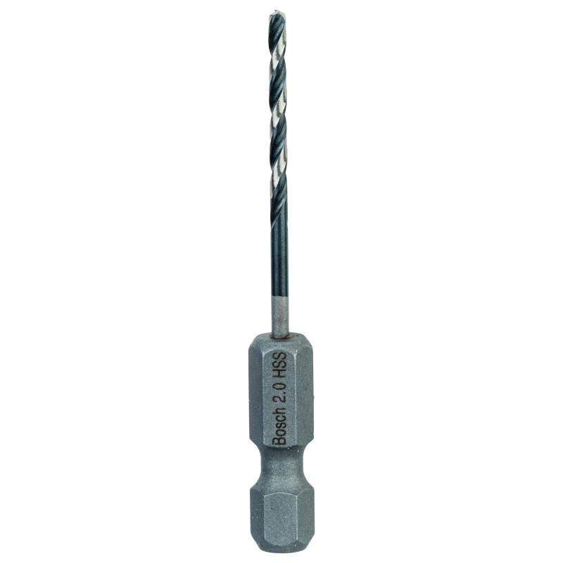 Foret métal HSS-G IMPACT six pans Ø 2 mm x24 x60 mm