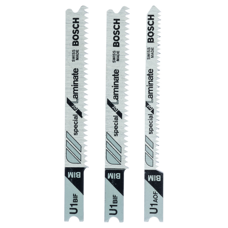 Kit 3 Lames scie sauteuse Spécial Panneaux laminés U1BIF U1AOF x3