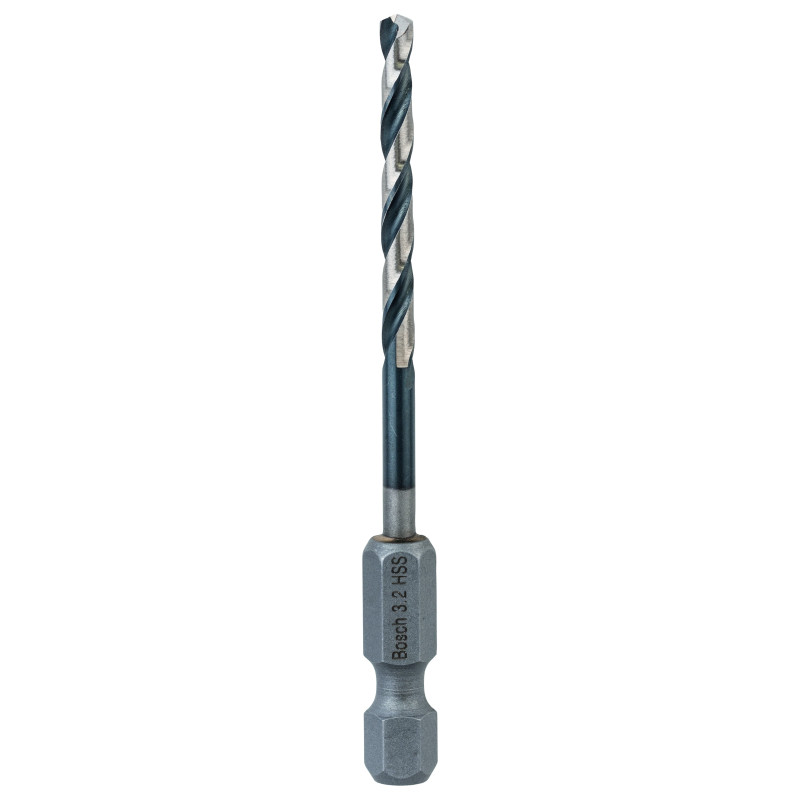 Foret métal HSS-G IMPACT six pans Ø 3,2 mm x36 x75 mm