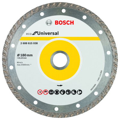 Disque Diamant Eco for Universal Turbo Bosch 180 x22,23 x7