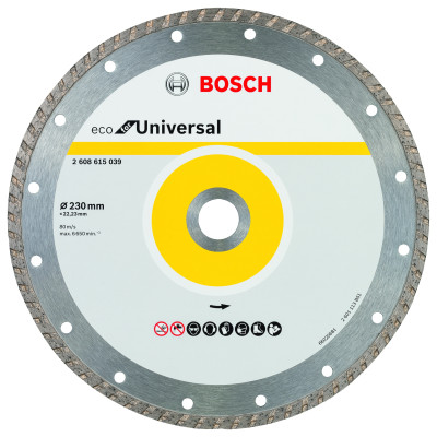 Disque Diamant Eco for Universal Turbo Bosch 230 x22,23 x7