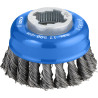 Brosse boisseau PRO X-LOCK pour le Métal 75 x0.5 mm