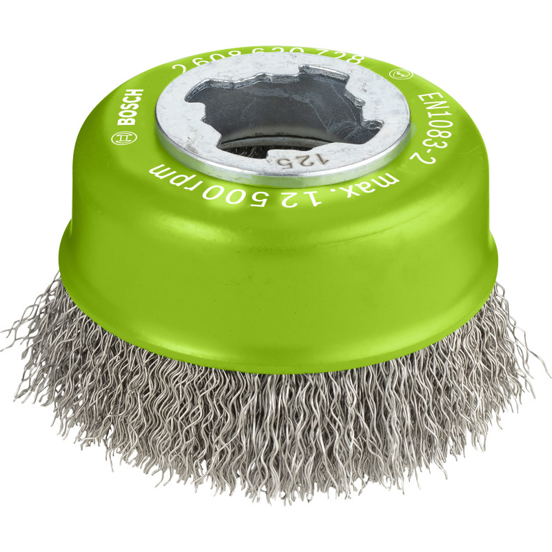 Brossse boisseau PRO X-LOCK pour l'Inox 70 x0.3 mm