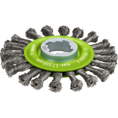 Brosse boisseau PRO X-Lock pour l'Inox fils torsadés 115 x0.5