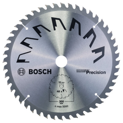 Lame scie circulaire Précision Bois 300 x30 x3,2 mm 48D
