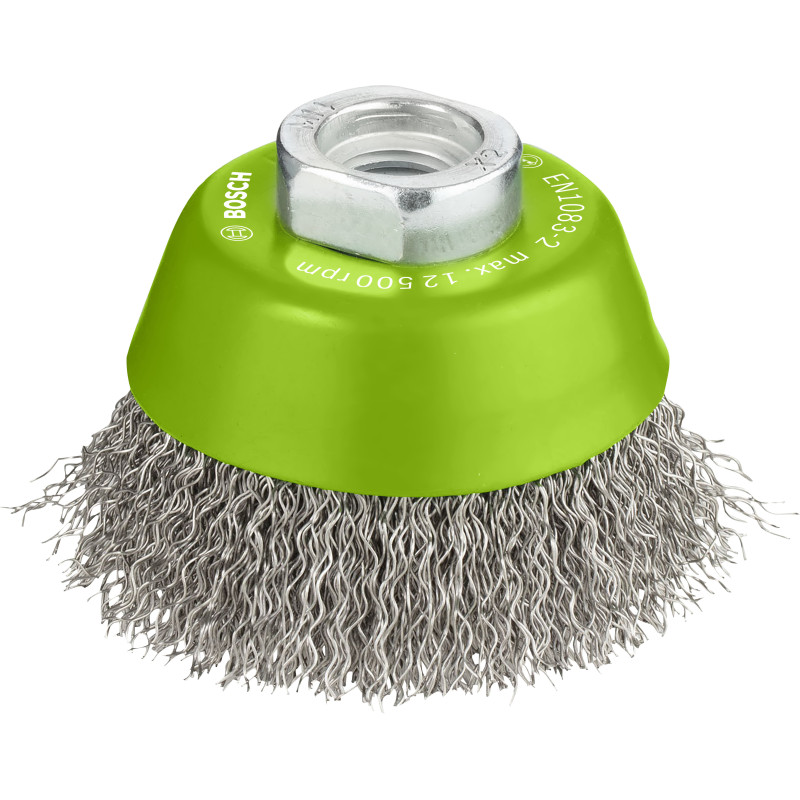 Brosse en biseau PRO pour l'Inox M14 60 x0.3 mm