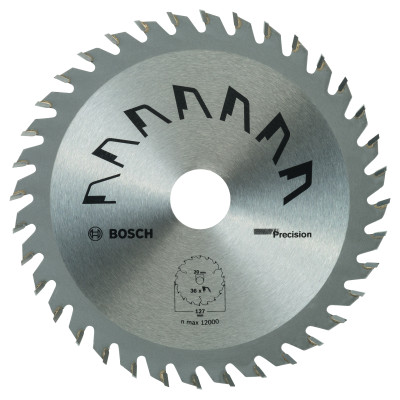 Lame scie circulaire Précision Bois 127 x20/12,75 x2,5 mm 36D