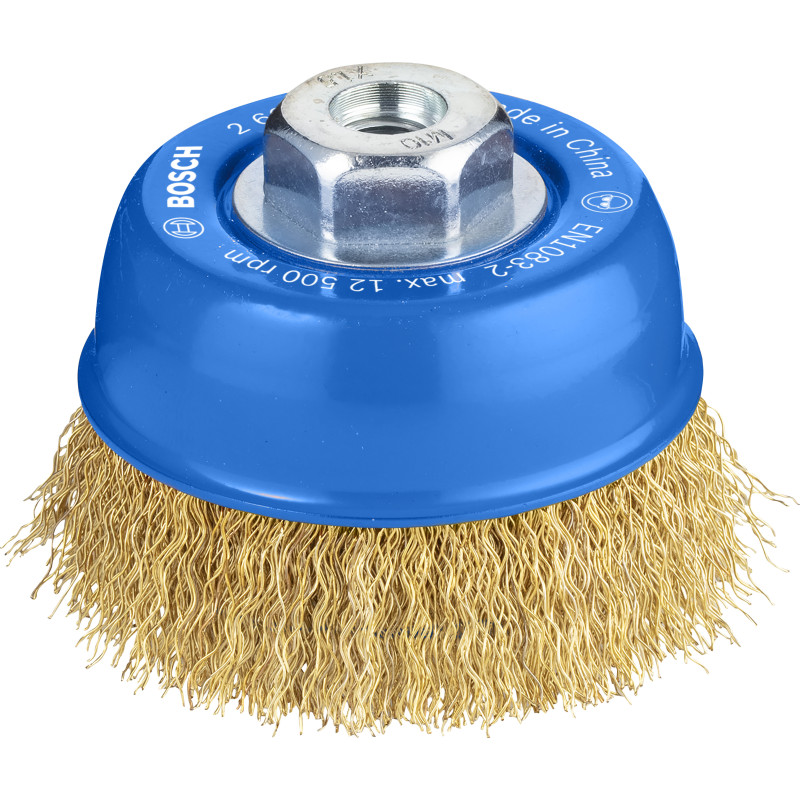 Brosse boisseau PRO Multi-matériaux M14 75 x0.3 mm