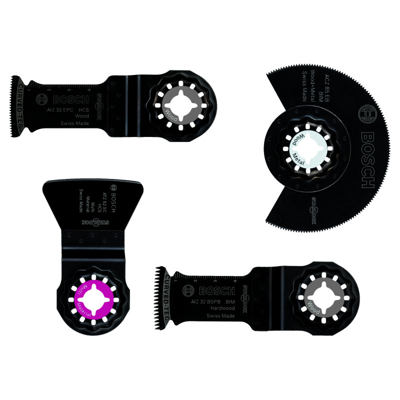 Kit 4 acc Starlock sciage bois/grattage ACZ85EB AIZ32BSPB AIZ32EPC ATZ52SC x4