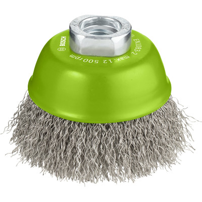 Brosse en biseau PRO pour l'Inox M14 75 x0.3 mm