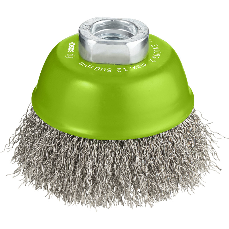 Brosse en biseau PRO pour l'Inox M14 75 x0.3 mm