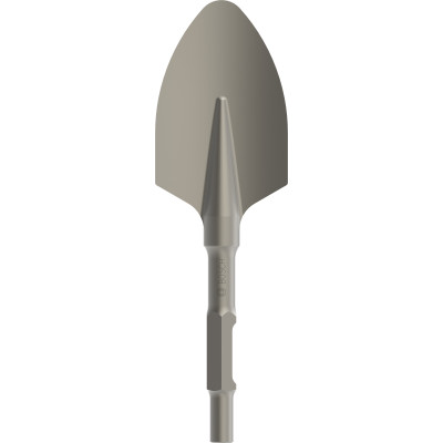 Burin bêche PRO 30-4C Arrondi, 135 x400