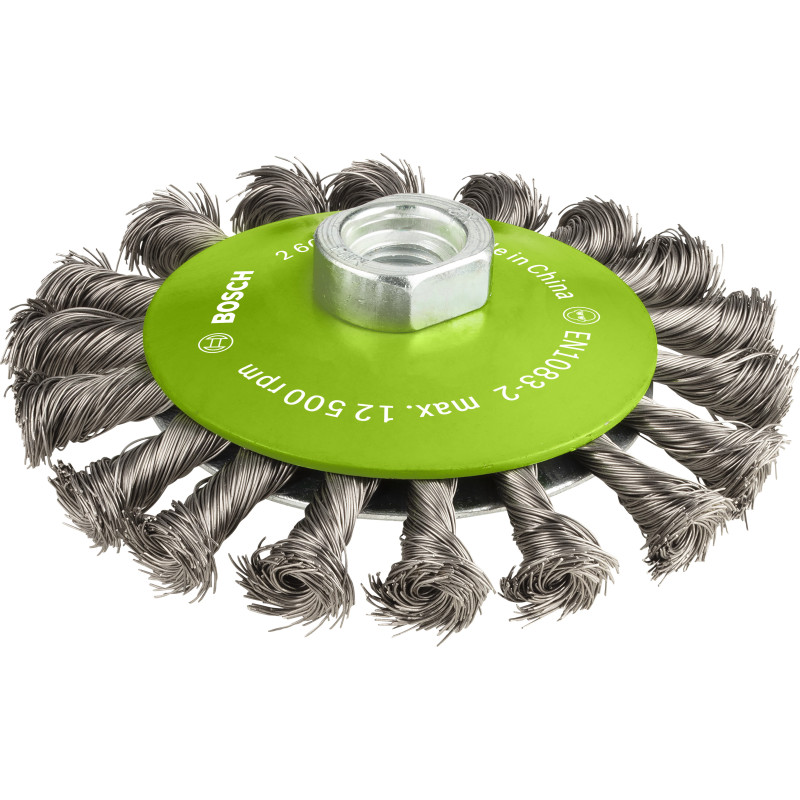 Brosseen biseau PRO pour l'Inox fils torsadés M14 115 x0.35