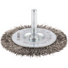 Brosse circulaire PRO pour l'Inox pour perceuse 70 x0.3 mm