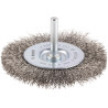 Brosse circulaire PRO pour l'Inox pour perceuse 80 x0.2 mm