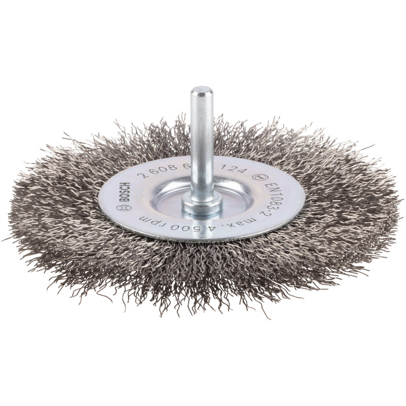 Brosse circulaire PRO pour l'Inox pour perceuse 100 x0.3 mm