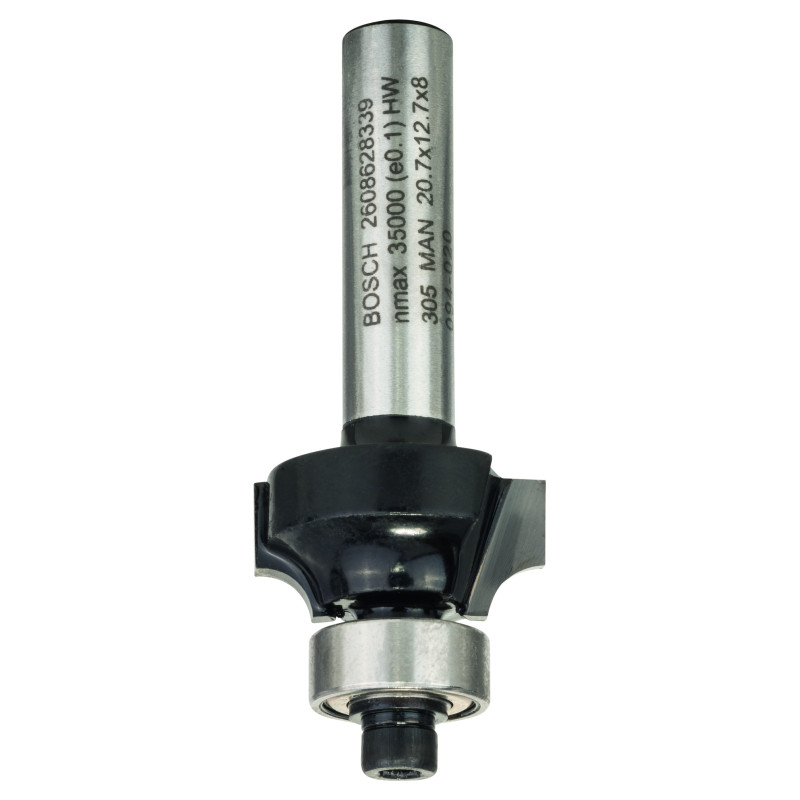 Fraises à Arrondir avec Roulement à Billes, à Deux Tranchants, Carbure