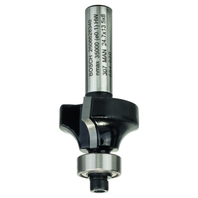 Fraises à Arrondir avec Roulement à Billes, à Deux Tranchants, Carbure