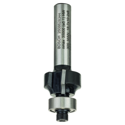 Fraises à Arrondir avec Roulement à Billes, à Deux Tranchants, Carbure