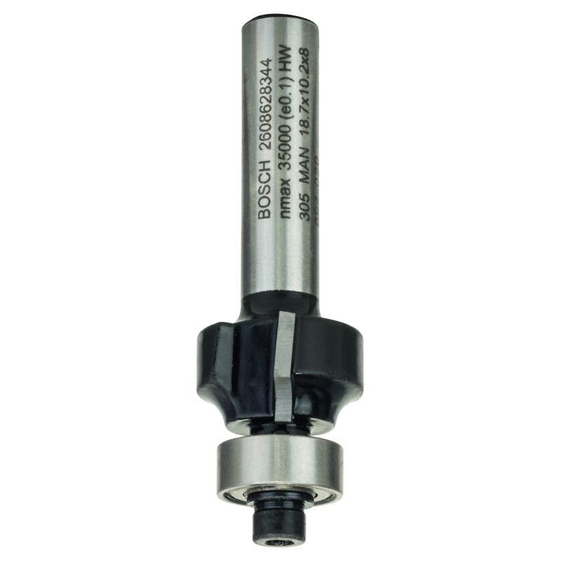 Fraises à Arrondir avec Roulement à Billes, à Deux Tranchants, Carbure