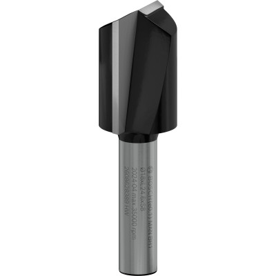 Fraises À Rainurer Droit, À Deux Tranchants, Carbure