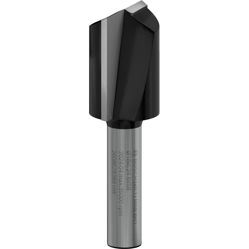 Fraises À Rainurer Droit, À Deux Tranchants, Carbure