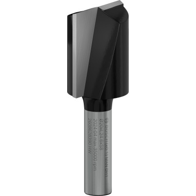 Fraises À Rainurer Droit, À Deux Tranchants, Carbure